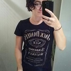 Lucky Brand Jack Daniel's tee in black